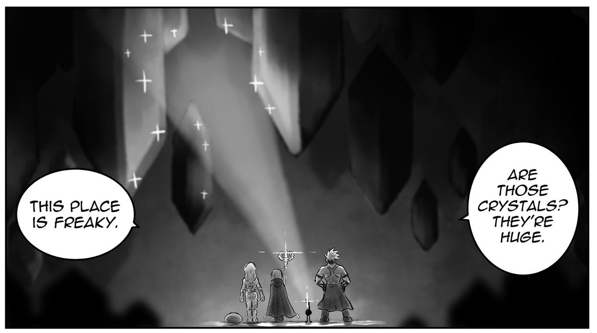 「CHAPTER 48 of my comic DOWNTOWN DUNGEON:」|JAMESのイラスト