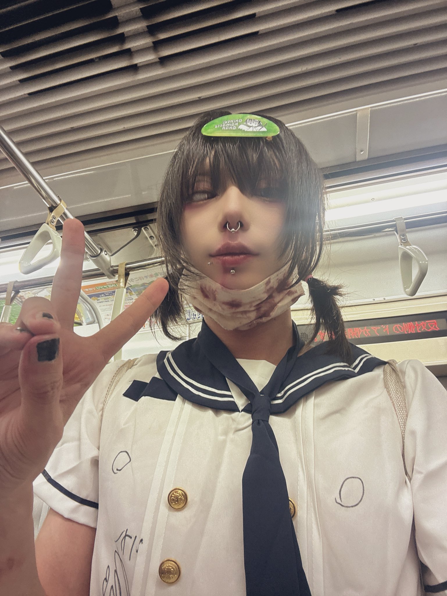 鮮血A子ちゃん ひろくん12枚 伐(まみれた)×Kōji(我楽多)×滅多刺しひろくん(鮮血A子ちゃん