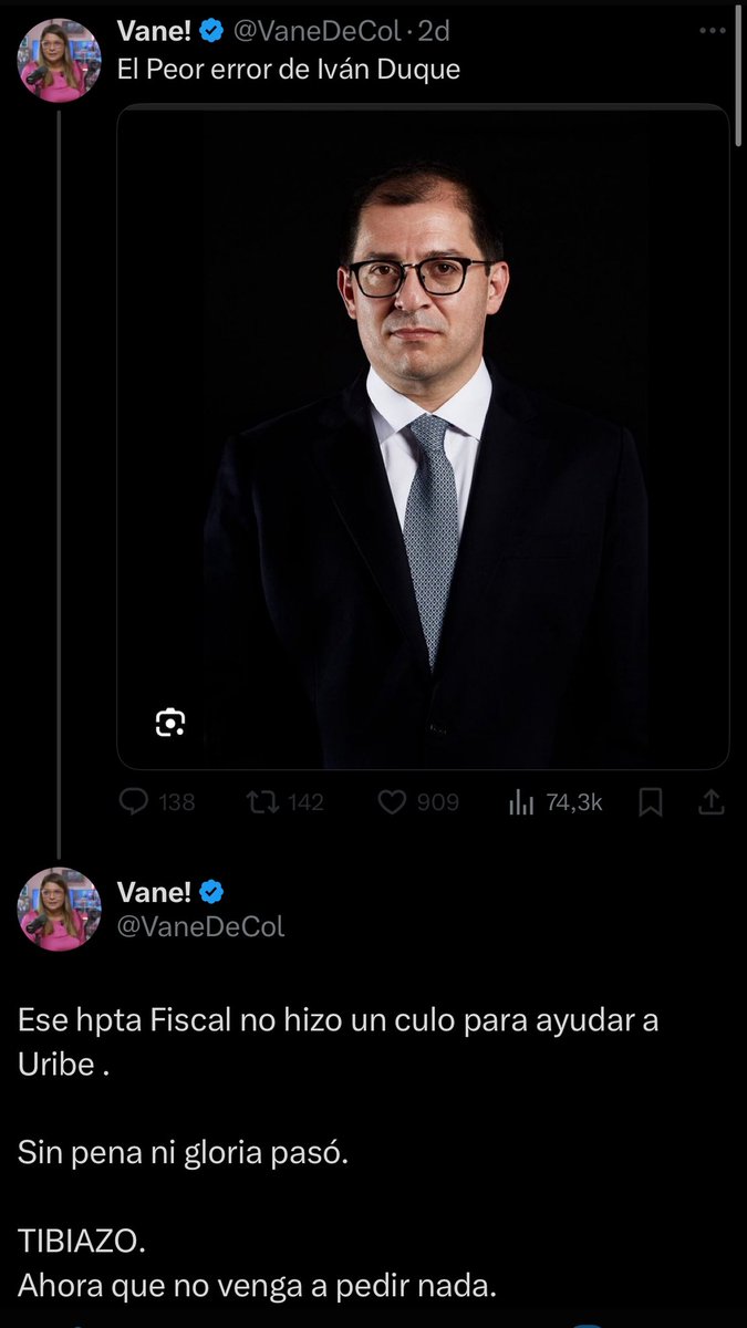 Imagínate el descaro, ¿desde cuando la fiscalía está para ayudar a quienes delinquen o presuntamente lo hacen? La fiscalía está para INVESTIGAR. Y no se equivoque señora Vanesa <a href="/VaneDeCol/">Vane!</a>, gracias a Barbosa se pidieron dos preclusiones pero la justicia no permitió tal desfachatez