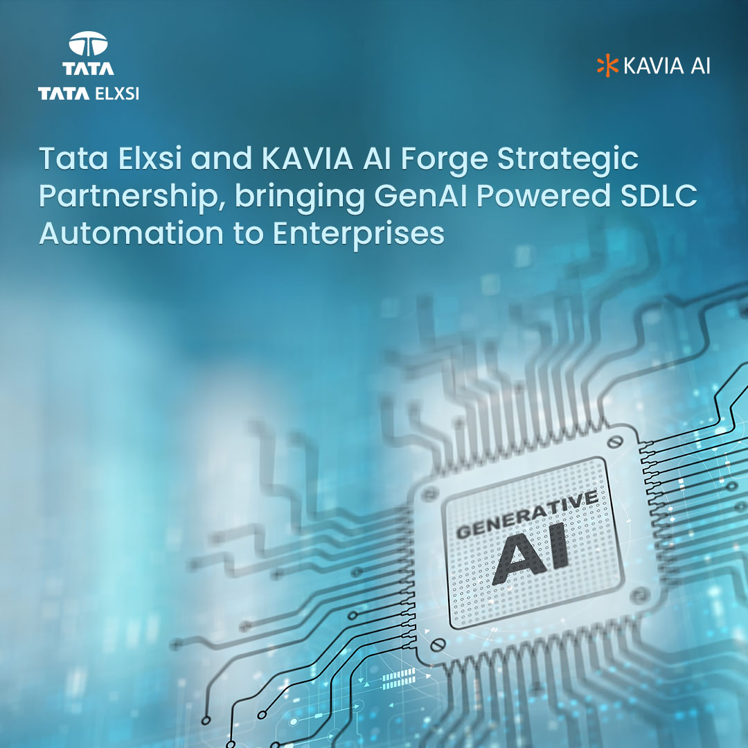 Tata Elxsi, a global design and technology services company, today announced a strategic partnership with KAVIA AI, San Francisco based software 3.0 AI-powered platform, redefining software development with enterprise grade AI.

Read more: eu1.hubs.ly/H0m4T1g0

#EnterpriseAI