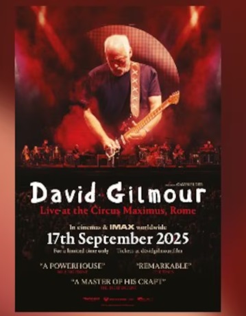 Did you miss seeing <a href="/davidgilmour/">David Gilmour</a> for the #LuckandStrange tour at <a href="/TheGarden/">MSG</a> in Nov?  No worries!  He filmed the show he did at the #CircusMaximus in Rome &amp; it'll be out in Sept in theaters and #IMAX:  wbab.com/news/david-gil… ~ <a href="/niqueWBAB/">domonique</a>