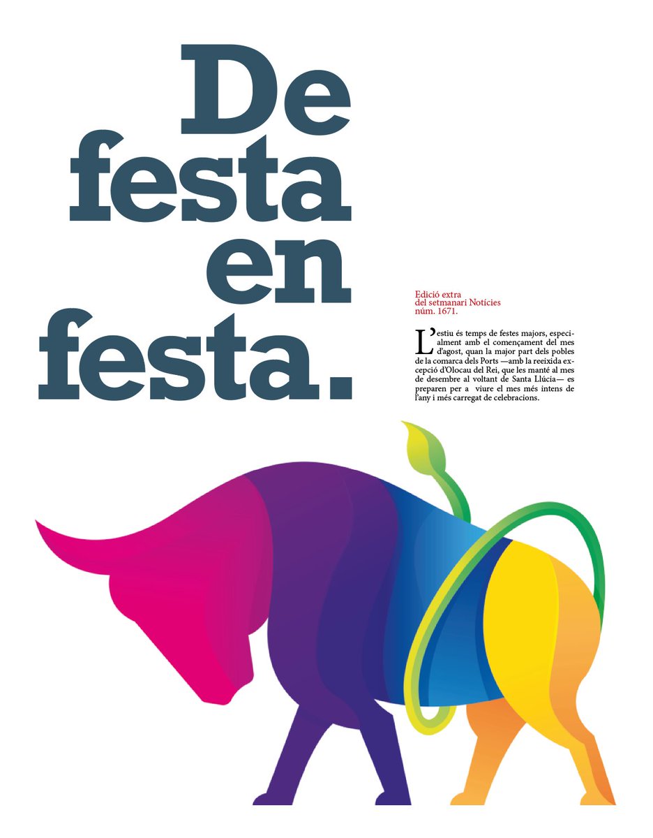 El setmanari Notícies ix demà divendres al carrer acompanyat amb una edició extra per a preparar-mos per a viure les festes dels nostres pobles!
🗞
#ElsPorts #Castelló