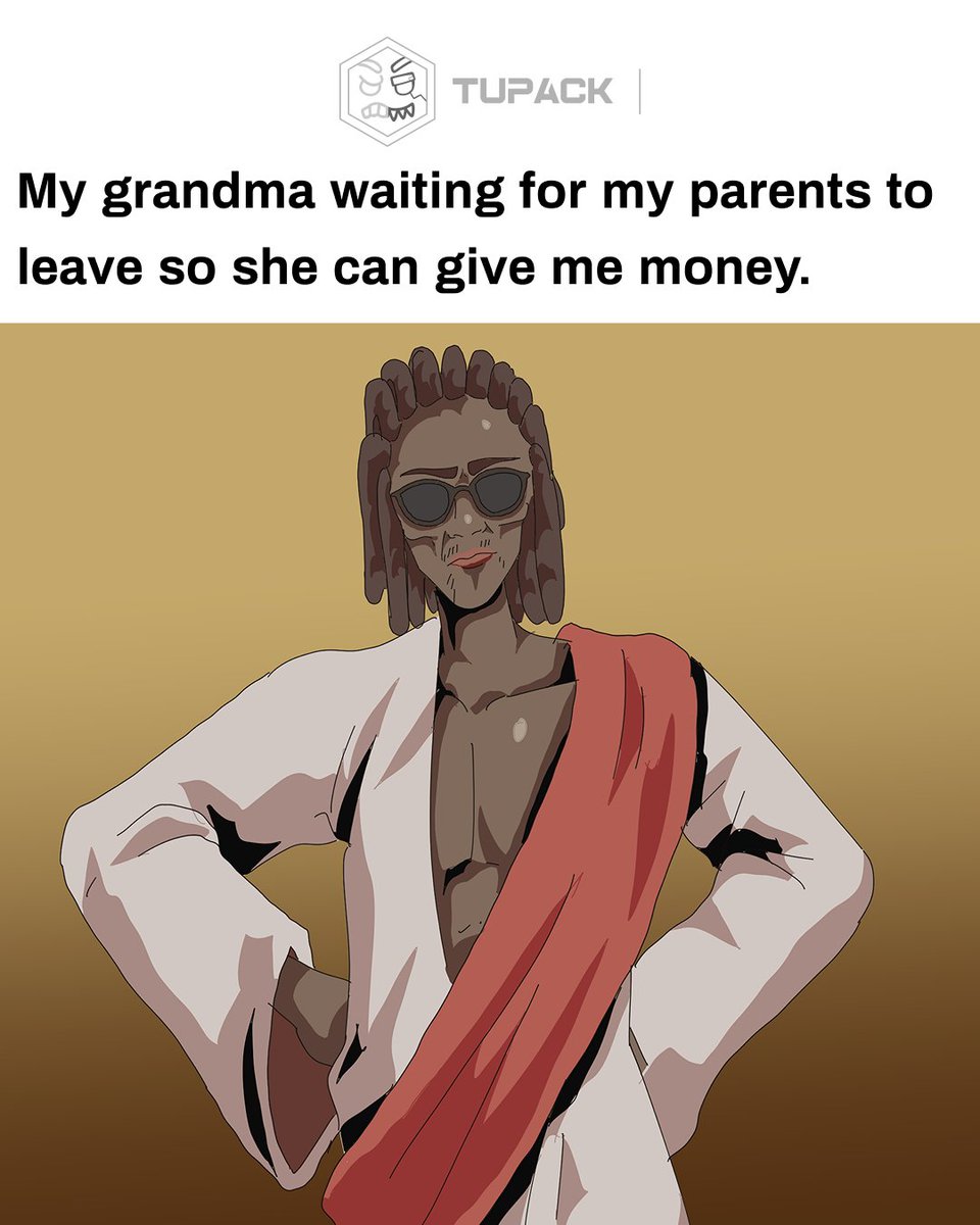 Granny plotting the drop-off 💵😎
#TuPack #PlayToEarn #GameFi #CryptoMeme #Web3Gaming