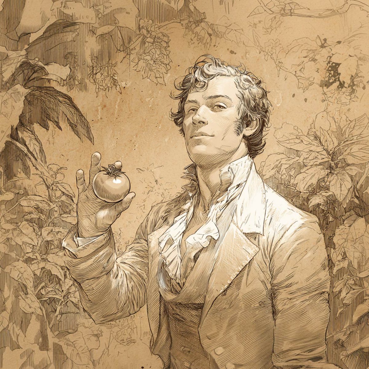 THEJeffBelanger's tweet image. #NewEnglandLegends Episode 407 - All Tomatoes are Poisonous in Rhode Island - We head to Newport to meet artist Michele Cornè, who introduced the tomato to the diets of Newport in the early 1800s. Before Cornè, everyone knew the tomato was poisonous. ournewenglandlegends.com/podcast-407-al…