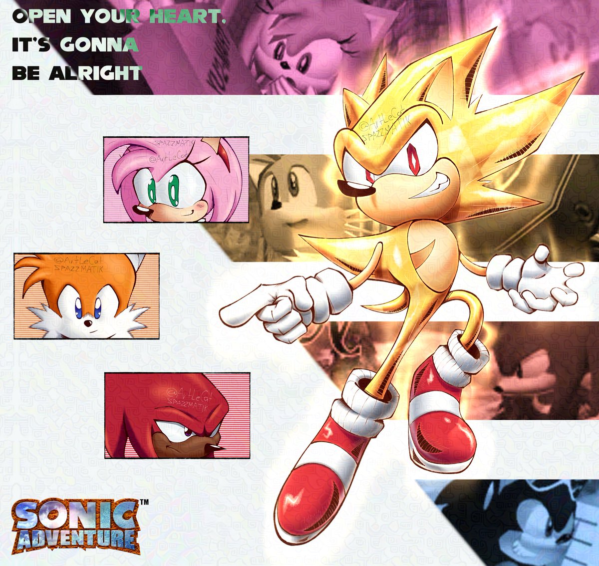 🍉Spazmatik🍉 (@artlecat) on Twitter photo OPEN YOUR HEART, AND YOU WILL SEE #SonicTheHedeghog OPEN YOUR HEART, AND YOU WILL SEE #SonicTheHedeghog