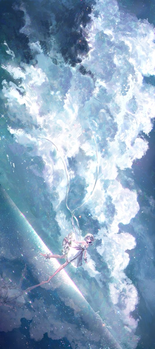 -☁️✨-
Cloud study I did a while back ft. Estrellita the Dream Drifter☺️
#oc