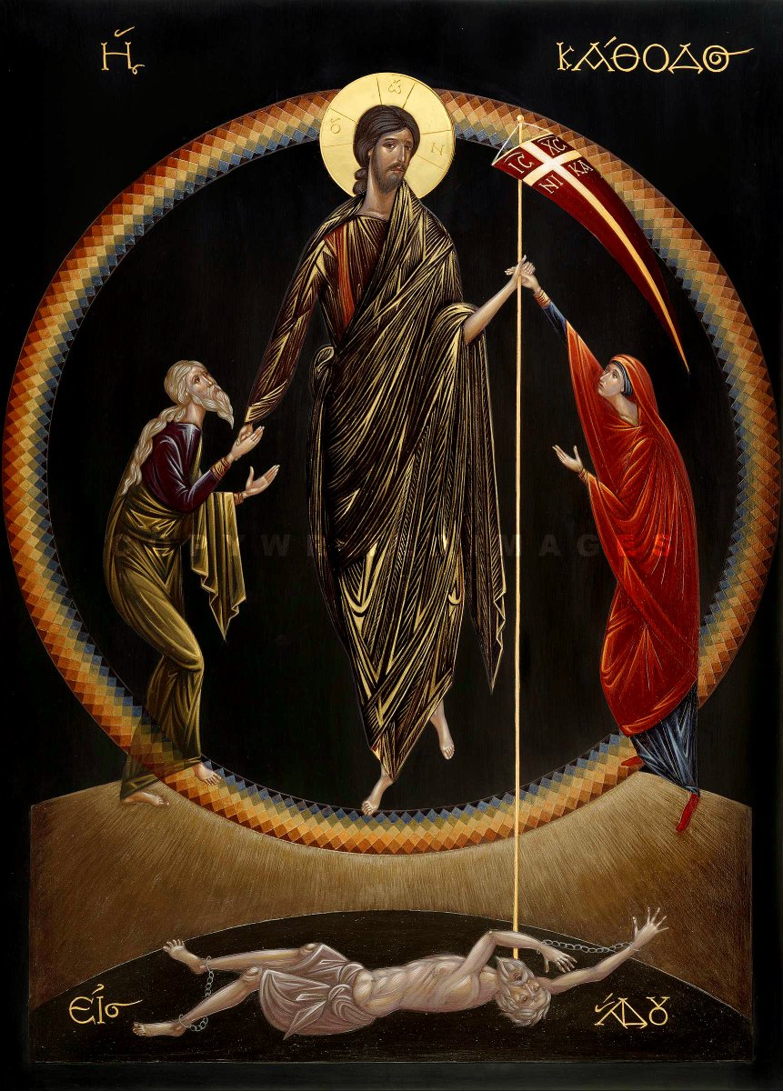 solas_na_greine's tweet photo. Dimosthenis Avramidis,
Christ’s Descent into Hades, 2017 https://t.co/63FKMq3AcZ