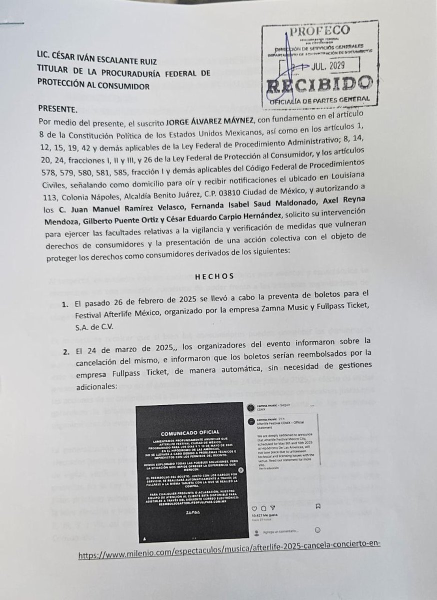Aunque nuestra iniciativa para regular las boleteras se aprobó en comisiones, está detenida. Por eso fuimos a <a href="/Profeco/">Profeco</a>, en defensa de miles de personas.

Nos han llegado más casos de abusos, como el de <a href="/FullpassTicket/">Fullpass Ticket</a>. Hoy presentamos una nueva queja, ampliando los alcances.