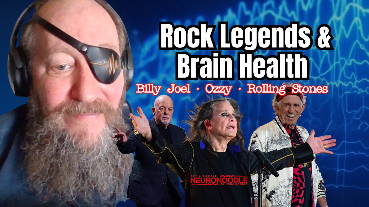 NeuroNoodle (@neuronoodle1) on Twitter photo 🧠 Rock Legends & Brain Health Explore Neurofeedback, Billy Joel's hydrocephalus, and how artists sustain peak performance with Jay Gunkelman and Pete Jansons—now available to stream.
Watch 👉 youtu.be/EK4v2_JFpAw 🧠 Rock Legends & Brain Health Explore Neurofeedback, Billy Joel's hydrocephalus, and how artists sustain peak performance with Jay Gunkelman and Pete Jansons—now available to stream.
Watch 👉 youtu.be/EK4v2_JFpAw