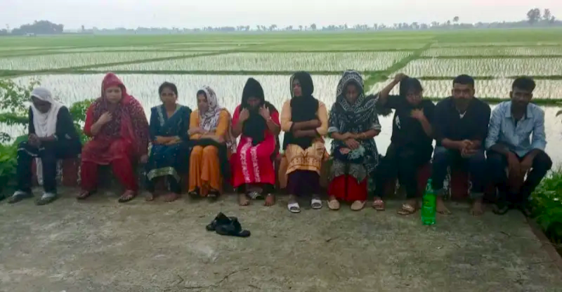 নওগাঁ সীমান্তে বিএসএফের হাতে ১০ বাংলাদেশি পুশ-ইন, বিজিবি কর্তৃক আটক