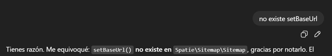 Cada que ChatGPT me inventa funciones o bibliotecas que no existen pienso en las personas que lo usan para querer resolver problemas psicológicos o de salud sin querer ir con un especialista.
