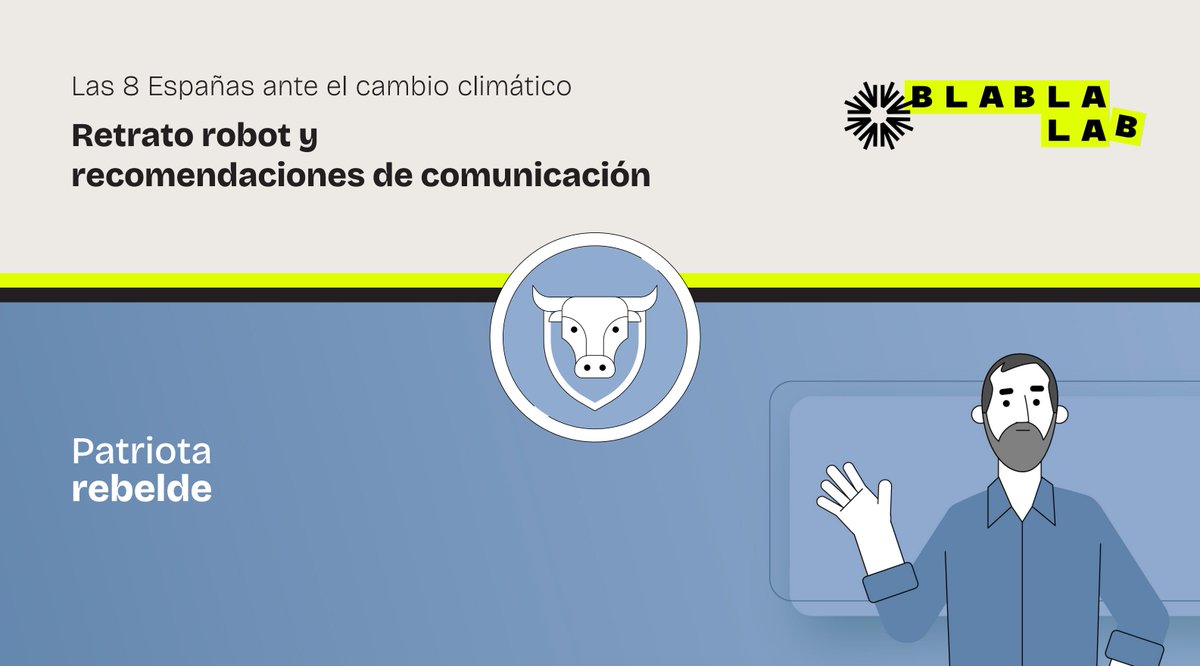 🐟El Patriota Rebelde es como un pez que nada a contracorriente. Reivindica estructuras tradicionales como la religión, pero se siente libre frente a discursos hegemónicos. Su preocupación por el #cambioclimático es la más baja de #LasOchoEspañas 

👉🏼 goo.su/UIEnZ