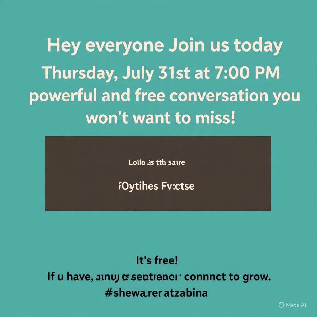 QueenshebaJ's tweet photo. Location • Twitter Space
© 7:00PM Nigerian Time
It's free!
Let's talk, learn, connect, and grow. Don't miss
#thedecisionismine
#shawarantazabina https://t.co/Xh0nCq4HpA