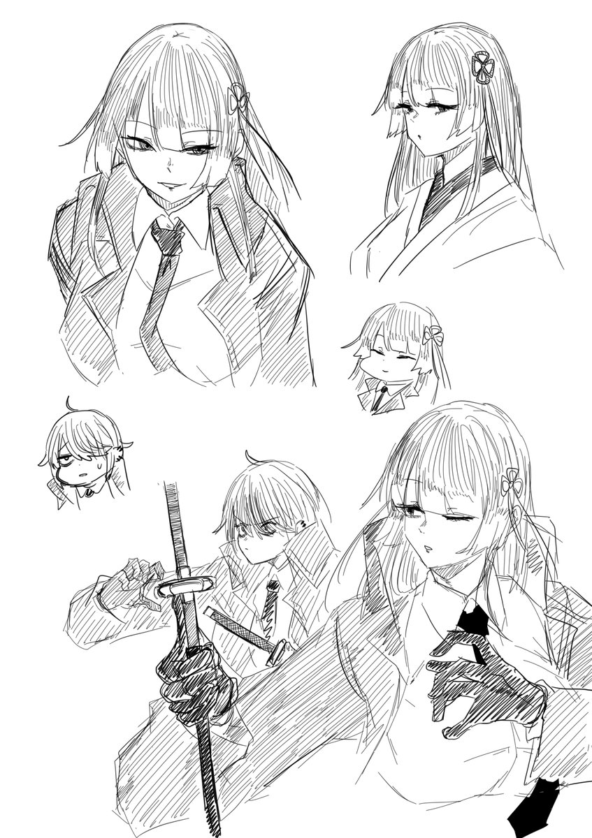 キャラデザ固まってる公安怪異狩りこの二人しか居ないねんな 