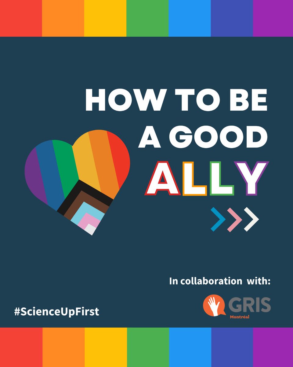 ScienceUpFirst | LaScienced'Abord (@scienceupfirst) on Twitter photo Whether you are a new ally or simply trying to be a better one, this post is for you 👇
scienceupfirst.com/project/how-to…
Thank you to GRIS Montréal (<a href="/GRISmontreal/">GRIS-Montréal</a>) for partnering with us on this post.
#ScienceUpFirst Whether you are a new ally or simply trying to be a better one, this post is for you 👇
scienceupfirst.com/project/how-to…
Thank you to GRIS Montréal (<a href="/GRISmontreal/">GRIS-Montréal</a>) for partnering with us on this post.
#ScienceUpFirst