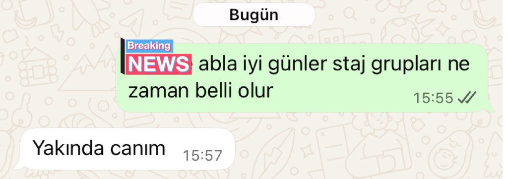 Herhangi bir öğrenci işlerinin işlevsizlik