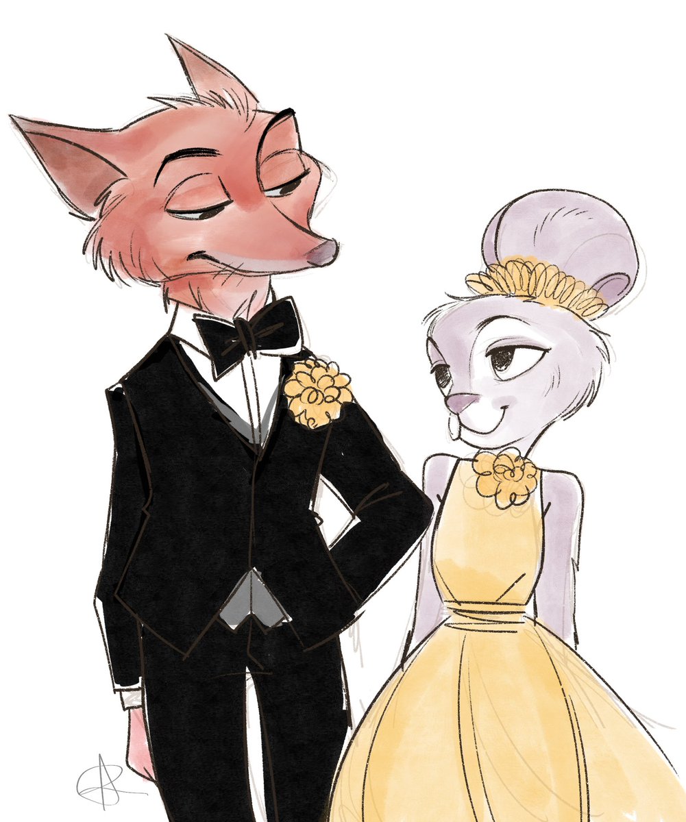 do not judge me I had no idea I’d draw a fox and a bunny in the year 2025

#Zootopia2