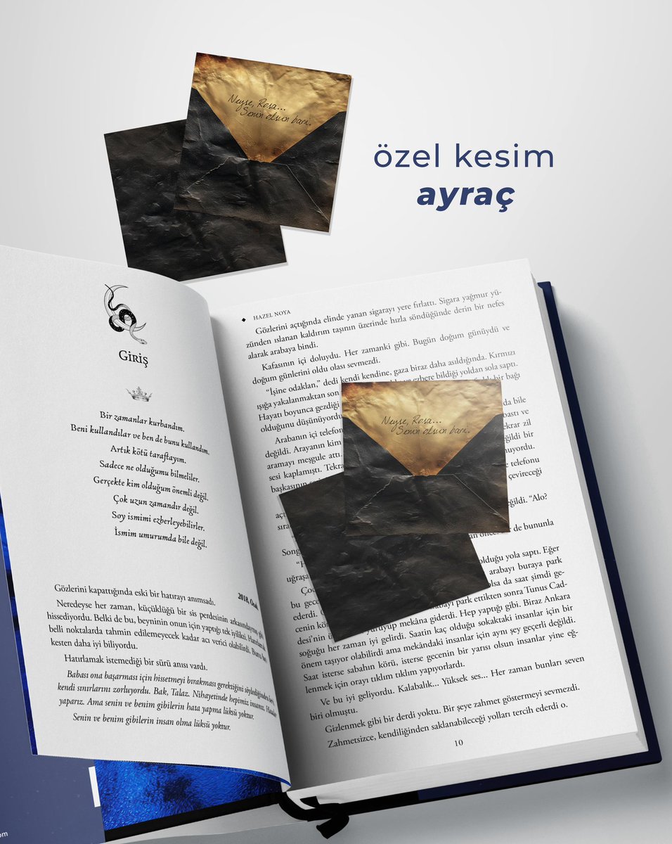 Hazel Noya’nın kaleme aldığı “KASIRGAYA KANAN SAKA 2” ciltli ve ikili kutu seçeneğiyle yarın satışta! 😍💙

Valeri Dinç’in önünde iki seçenek vardır: Ya kalbinin sesini dinleyip Songur Yakut'un izinden gidecek ya da karanlıkta zihnine fısıldayan seslere kulak verip sadece intikam