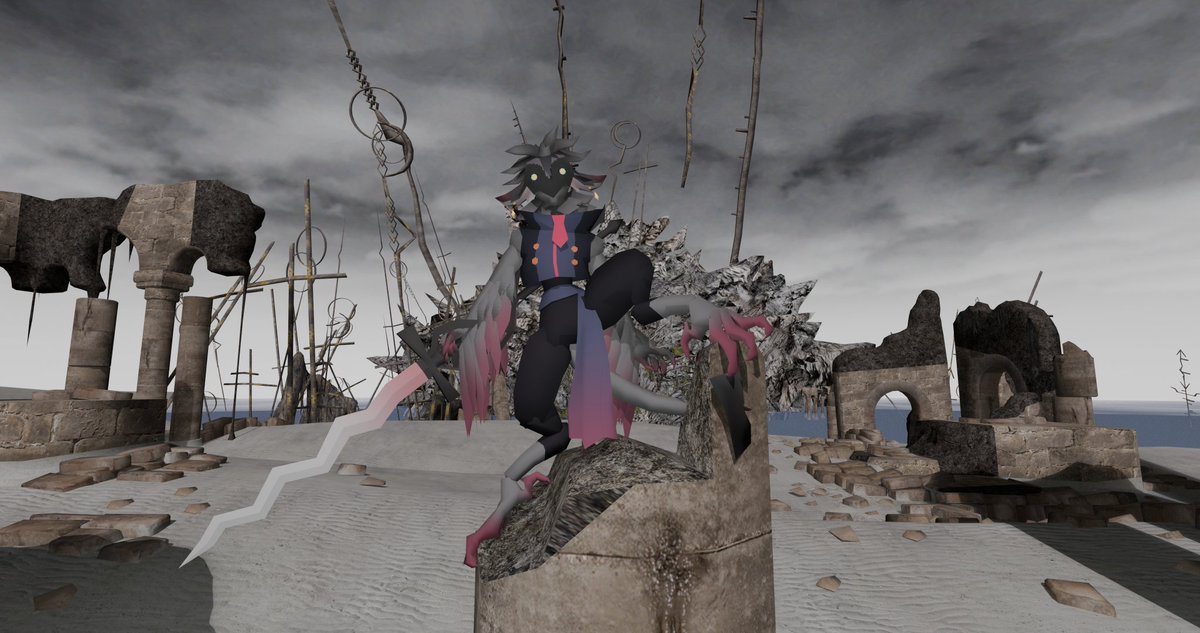 Dragon01_X's tweet image. Low Poly Model done for @FrenziedCarrion !
And some  Scary Threatening Bird Renders~