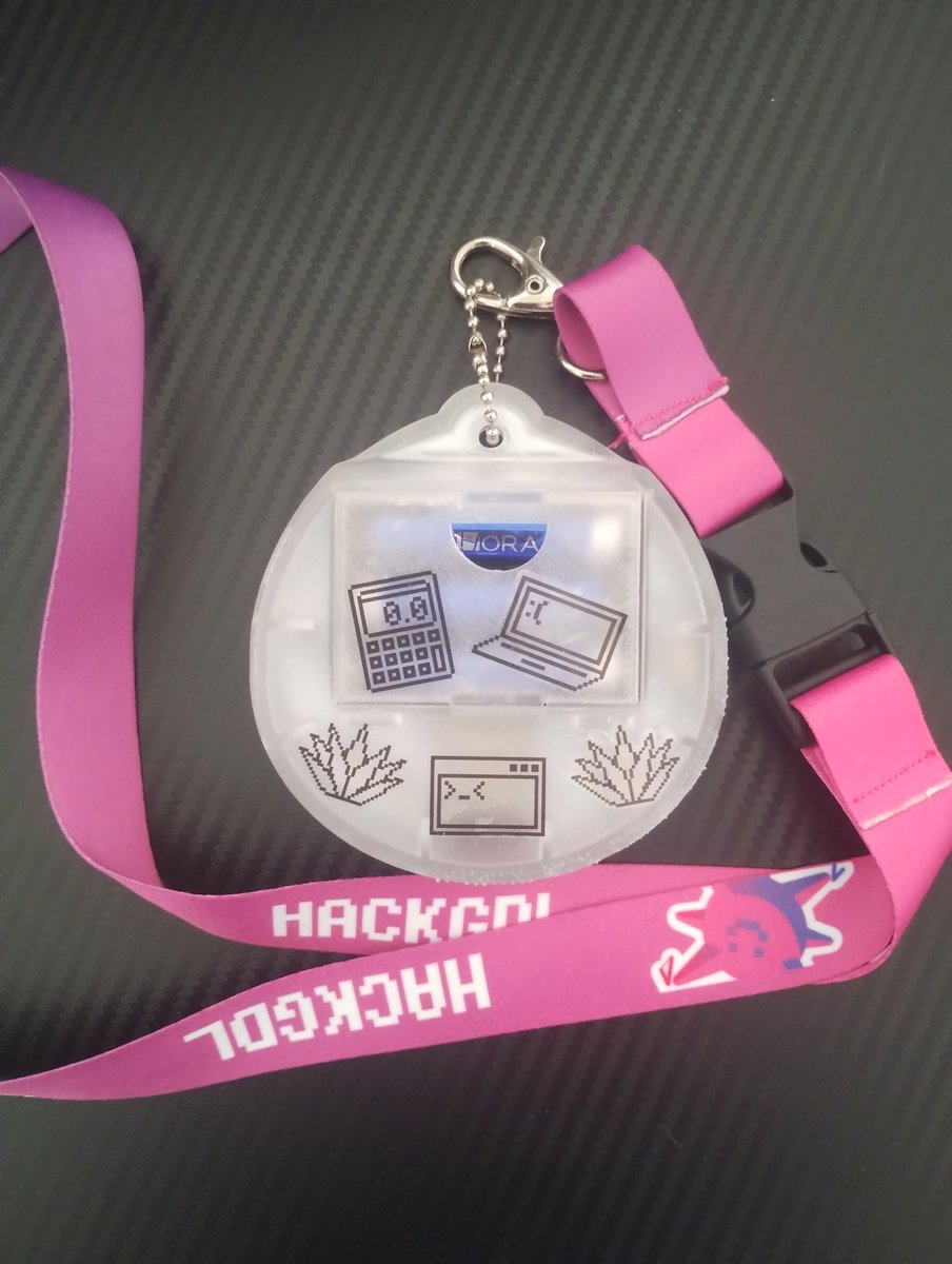 Por fin le puse sus stickers a mi badge de <a href="/HackGDL/">HackGDL</a> 2025 :)