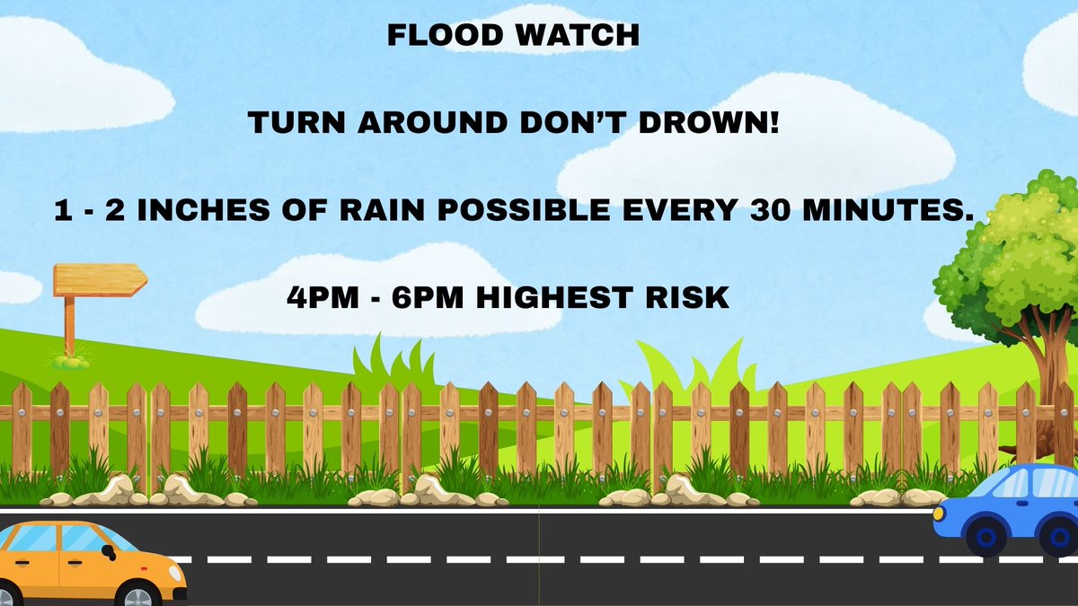 PGCountyOEM's tweet image. The @NWS_BaltWash has advised of a possible Flash Flooding followed by a risk of damaging winds from stronger thunderstorms.

Sign up for alerts at alert.mypgc.us

#flashfloodwarning #pgstrong
