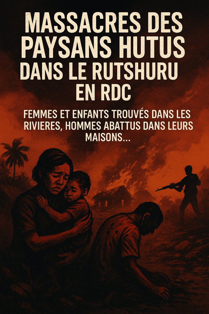 🔴 Massacres de Hutus à huis clos dans le Rutshuru

Ce qui se passe dans les zones contrôlées par l’AFC/M23 en RDC est tout simplement terrifiant.
Des récits concordants évoquent des scènes d’une brutalité extrême : femmes et enfants jetés dans les rivières, hommes égorgés,