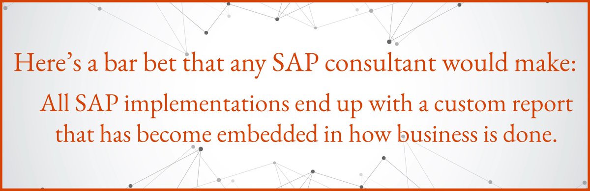 Vortex SAP Architect Matthew M. is never shy about sharing his insights–and opinions–on SAP best practices. This month, he writes, “…It won’t die, it won’t go away, and change is expensive.” Curious what common SAP occurrence he’s talking about? Find out: vortexconsulting.net/2025/07/25/sap…