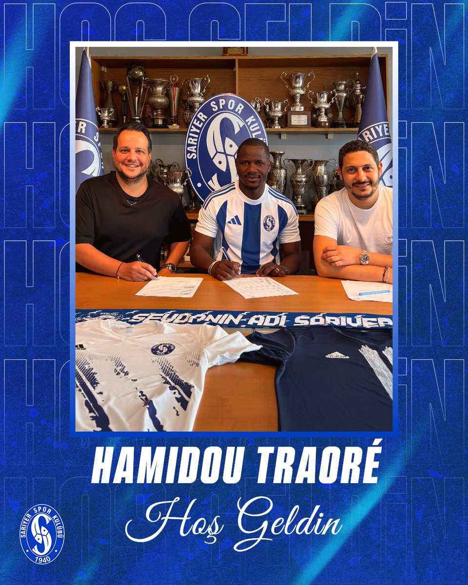 Sarıyer’imize hoş geldin Hamidou! 💙🤍

#SarıyerSK #MartıRuhu