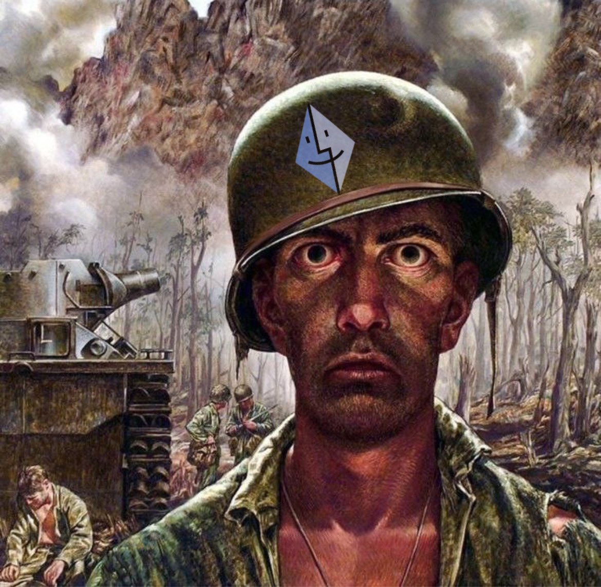 0xjourneycode's tweet image. STOP WAR AND SAY GM TO @Ethereum_OS