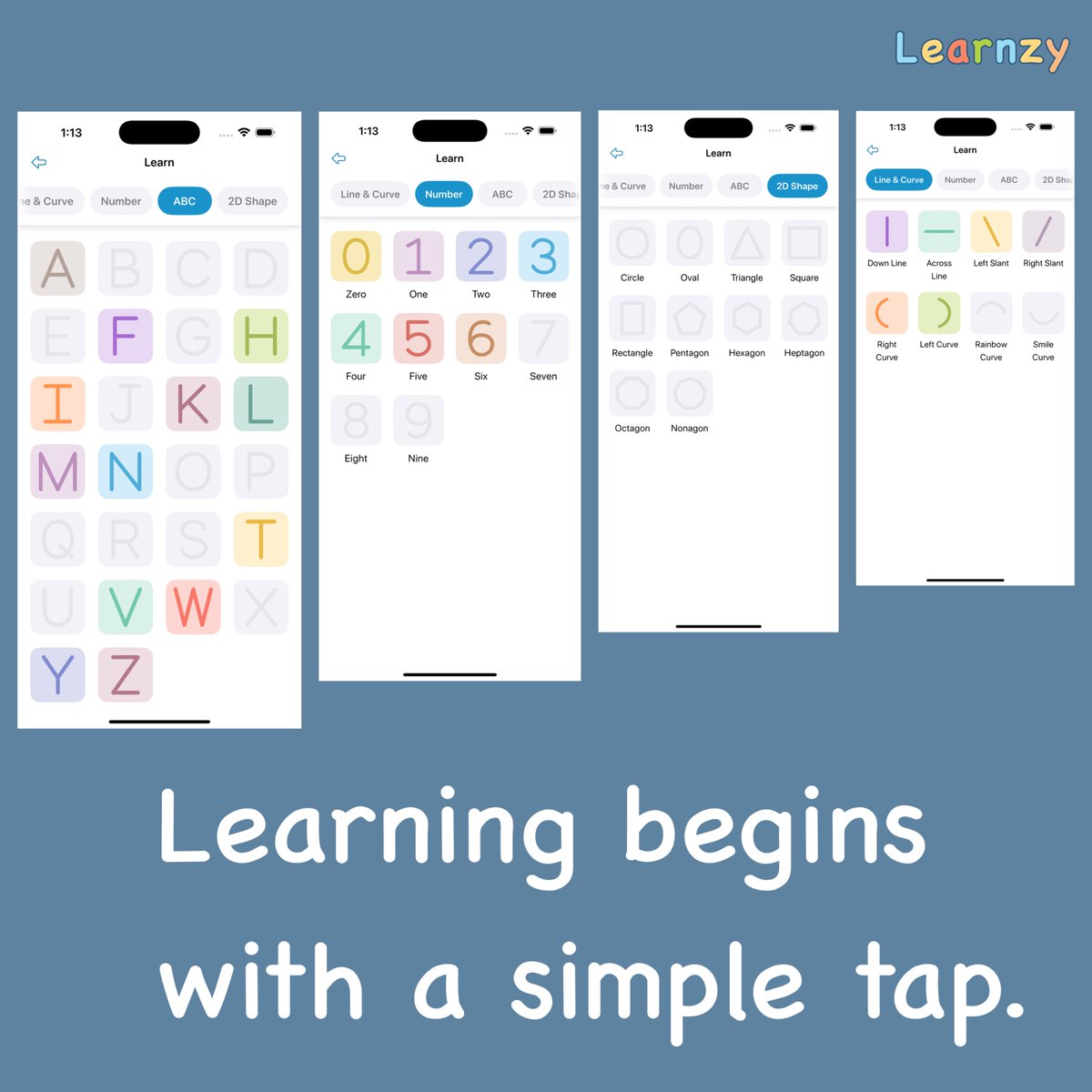 learnzyKidsApp's tweet photo. 🧠📚 Continuing my #Shipaton journey with #Learnzy!
This is where kids start exploring key concepts through
• Lines & Curves
• ABCD
• Numbers
• Shapes
Would love your thoughts on the design so far!
#BuildInPublic #KidsLearningApp https://t.co/VBeAO9qEnW