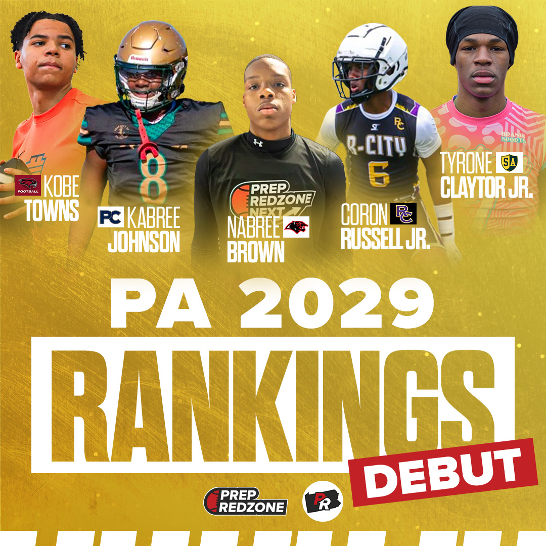 🚨🚨The debut PRZ Pennsylvania 2029 Rankings Release is LIVE🚨🚨

Welcoming the first wave of promising prospects who have caught my eye while scouting the PA middle school scene. The BEST resource for any college football program recruiting Pennsylvania high school football.