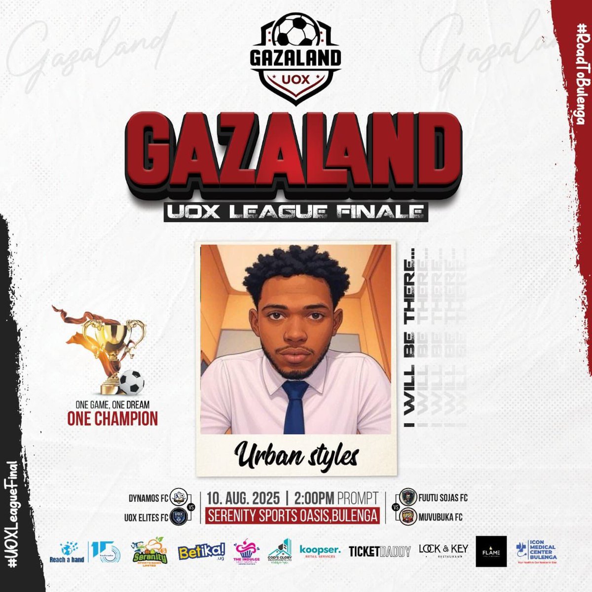 10th. August.25 UOX LEAGUE FINALE. Let's be there.🔥🔥