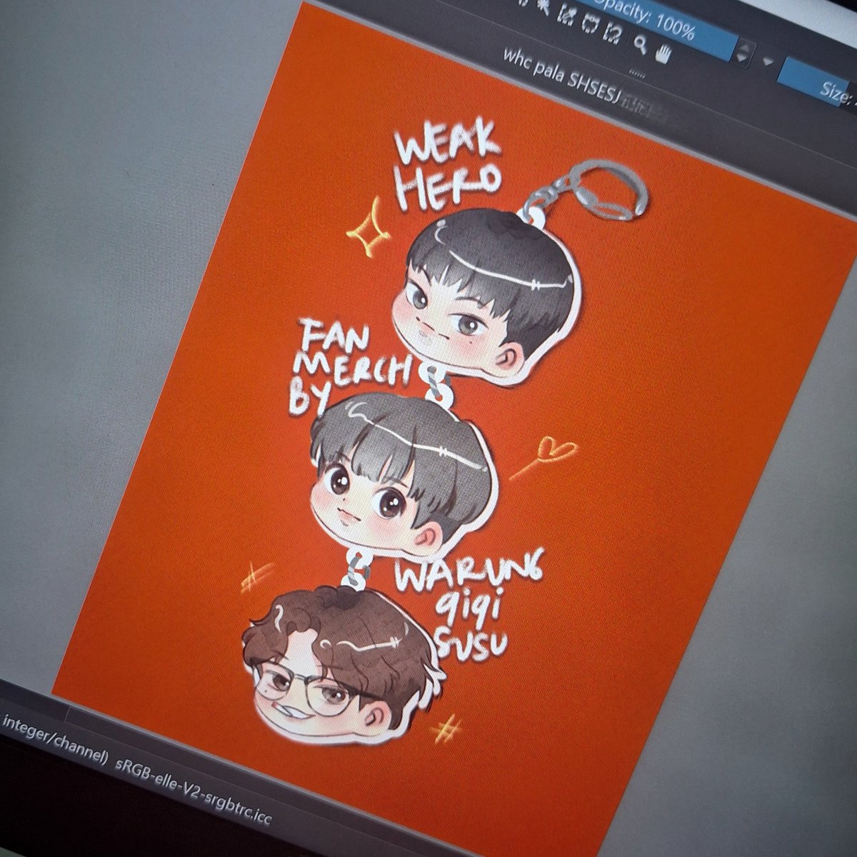 Is anyone here with me?
A customizable linked keychain, ship this ship that nvm you can choose em as you wish! ✨️
#weakhero #fanmerch #CF21