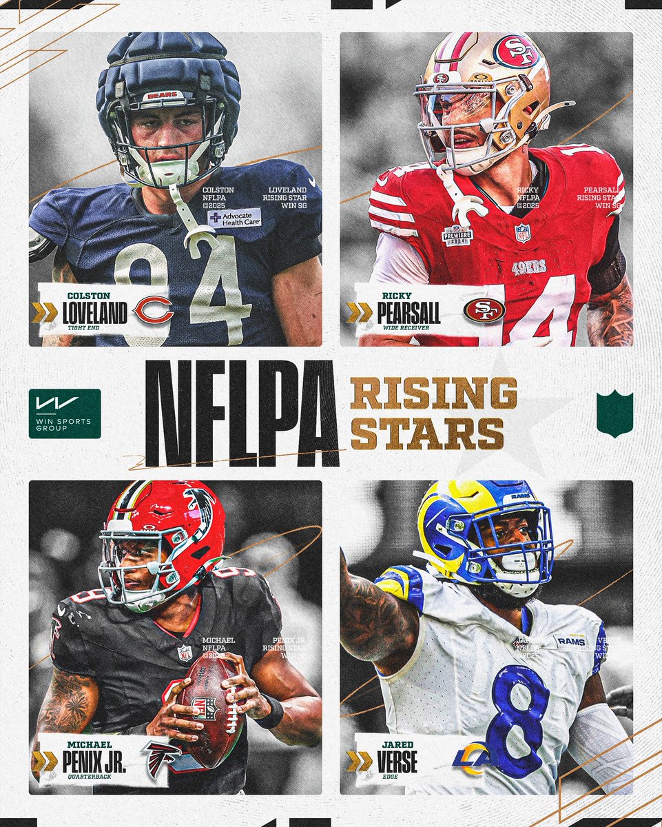 NFLPA #RisingStars class of 2025! 🏈

#WINSG