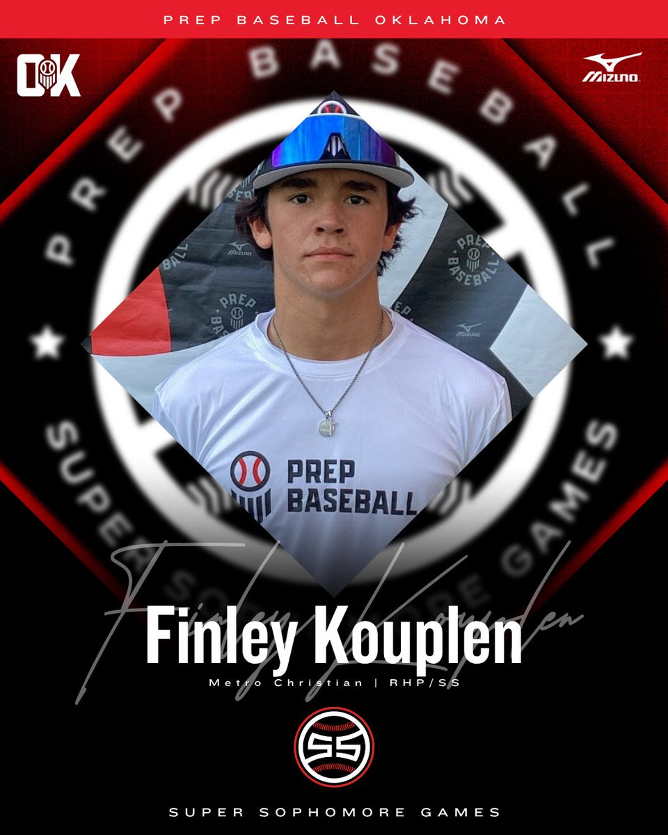 𝗜𝗡𝗩𝗜𝗧𝗘 𝗔𝗖𝗖𝗘𝗣𝗧𝗘𝗗 ✅

RHP/SS Finley Kouplen (Metro Christian) is locked to represent Team Oklahoma at the 2025 Prep Baseball Central Super Sophomore Games in Kansas City! #CSSG25

👤: loom.ly/ixsNoIs