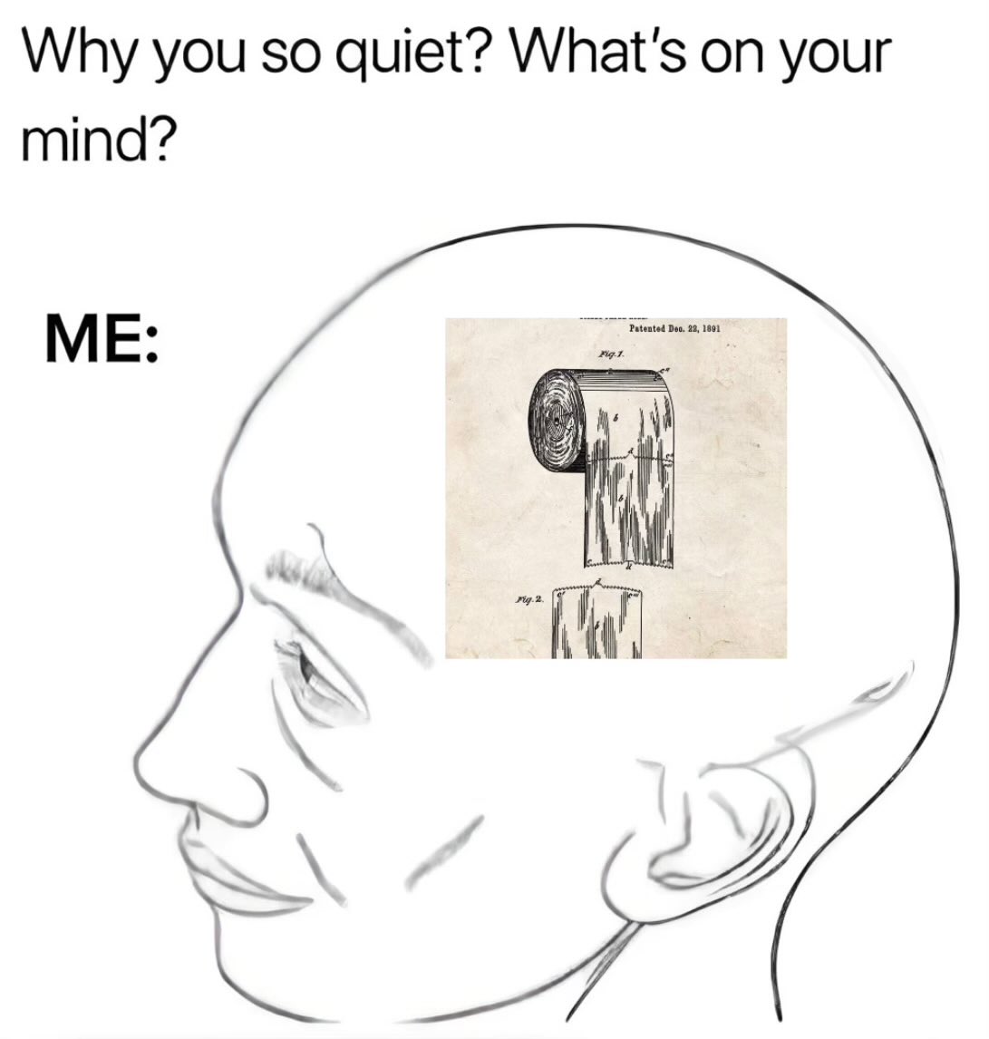 Team Over. 
The toilet paper patent does not lie.