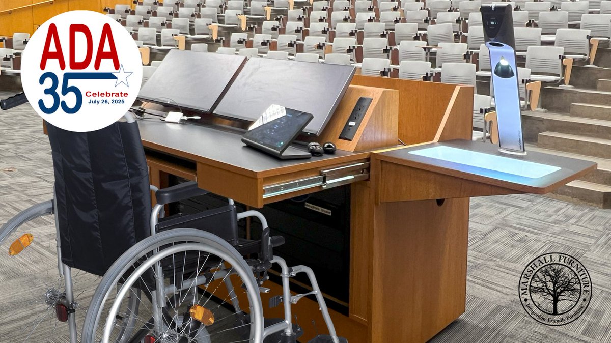 In honor of the ADA’s 35th Anniversary, explore our latest blog to learn how planning for #ADAfurniture can help create more inclusive, accessible #workplaces for everyone.

Read our latest blog here bit.ly/45bNJ29

#ThanksToTheADA #ADA35 #avtweeps #proav