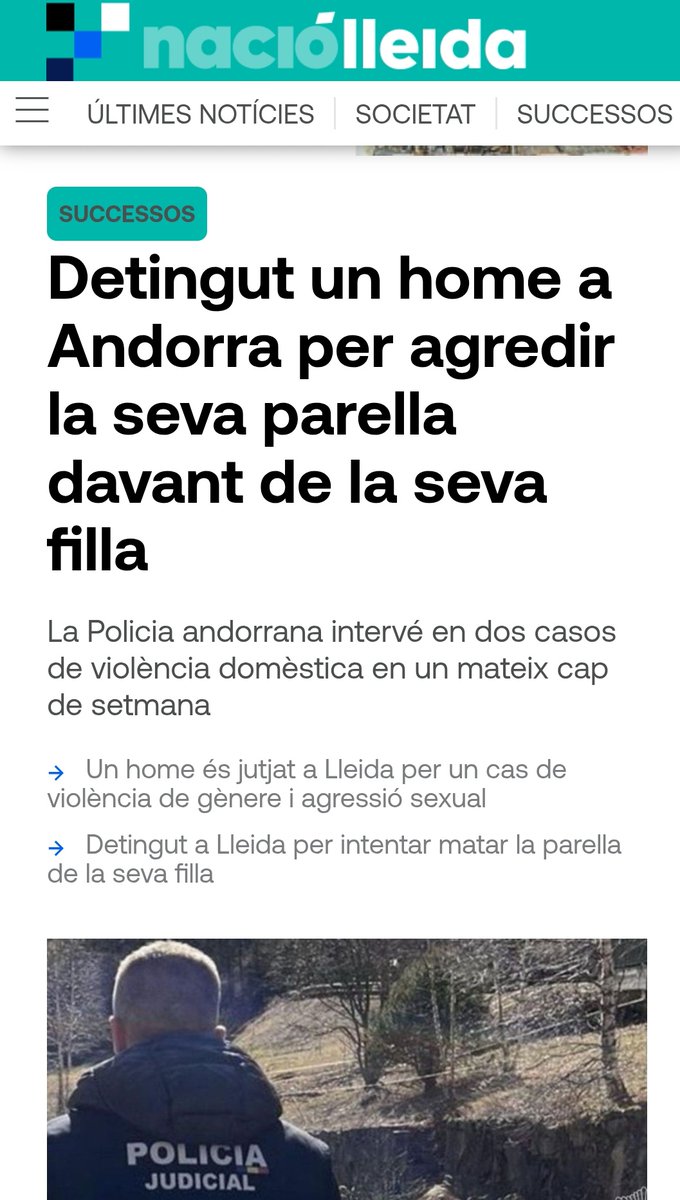 stopviolencies_'s tweet image. Nosaltres mostrem fets 😉. Dir que una cosa és mentida, no canvia la realitat.

Notícia del 2024, si arribem a aquests límits... qui ens diu que no hi ha feminicidis? ⬇️
 naciodigital.cat/lleida/success…