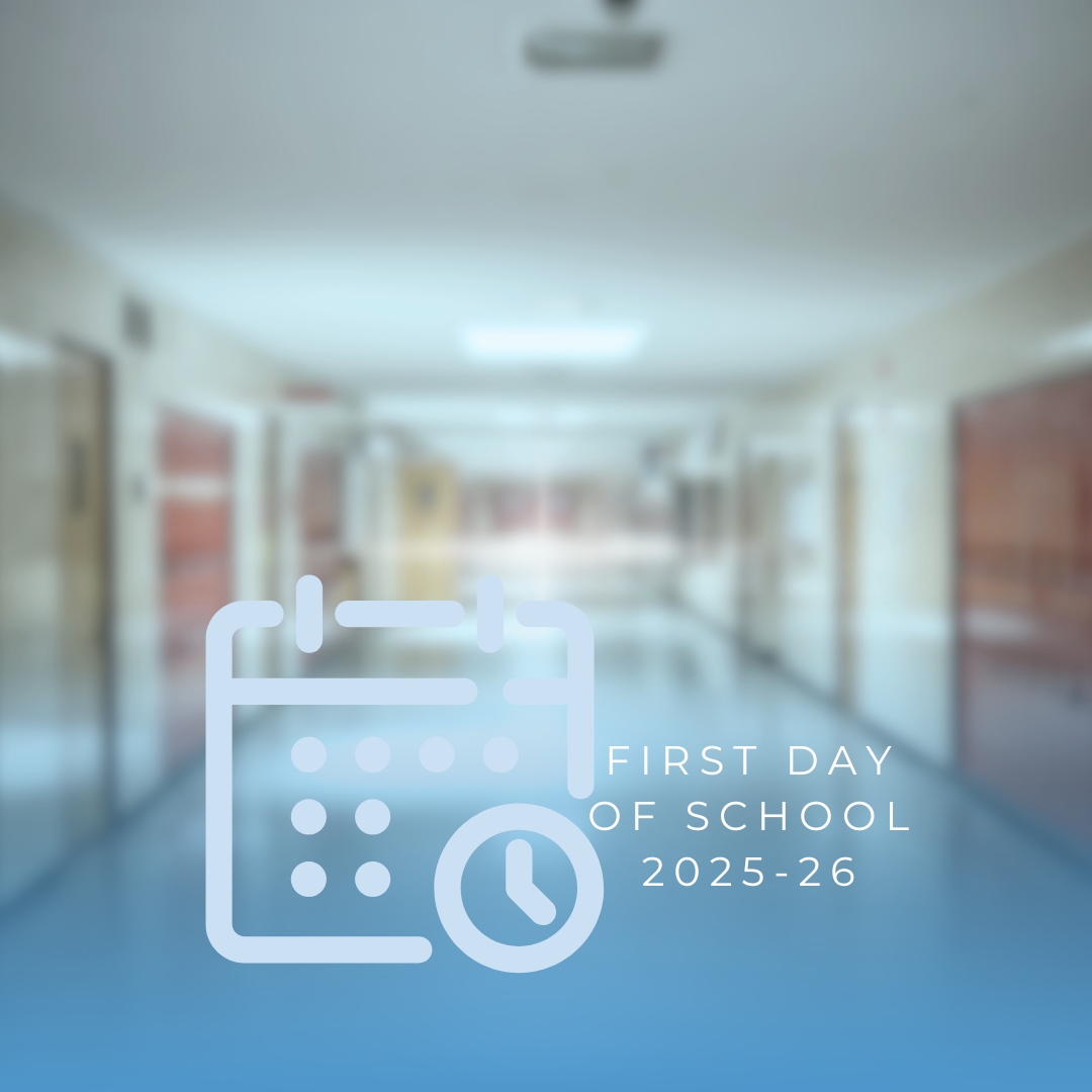 ⏰ It's almost time! Here's your friendly reminder that the first day of school is just around the corner.
We'll welcome our 6th graders on August 12th, and all grades will be back on August 13th!
We're excited to see everyone back in the classroom!