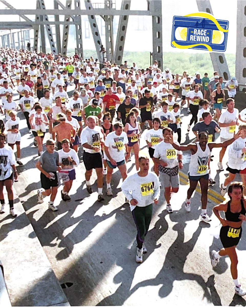CRBridgeRun's tweet image. #RaceRewind – The 1995 Bridge Run was a landmark year! 🏁. It was the first Bridge Run to surpass 10,000 finishers and the first race in the Carolinas with over 3,000 female finishers.