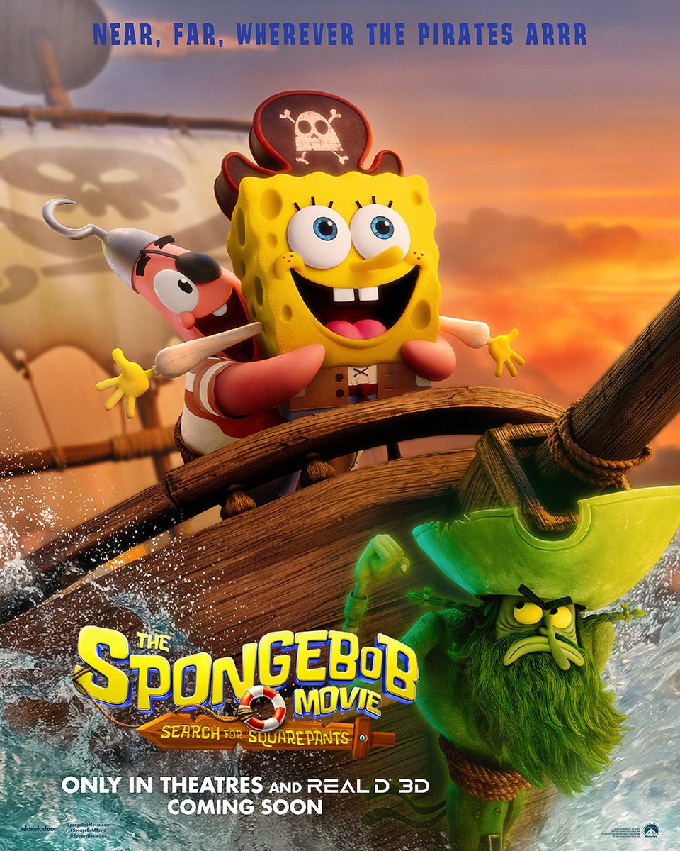 And it was all...yellow! The #SpongeBobMovie: Search for SquarePants sails into theatres December 19. 🏴‍☠️ #InRealD3D