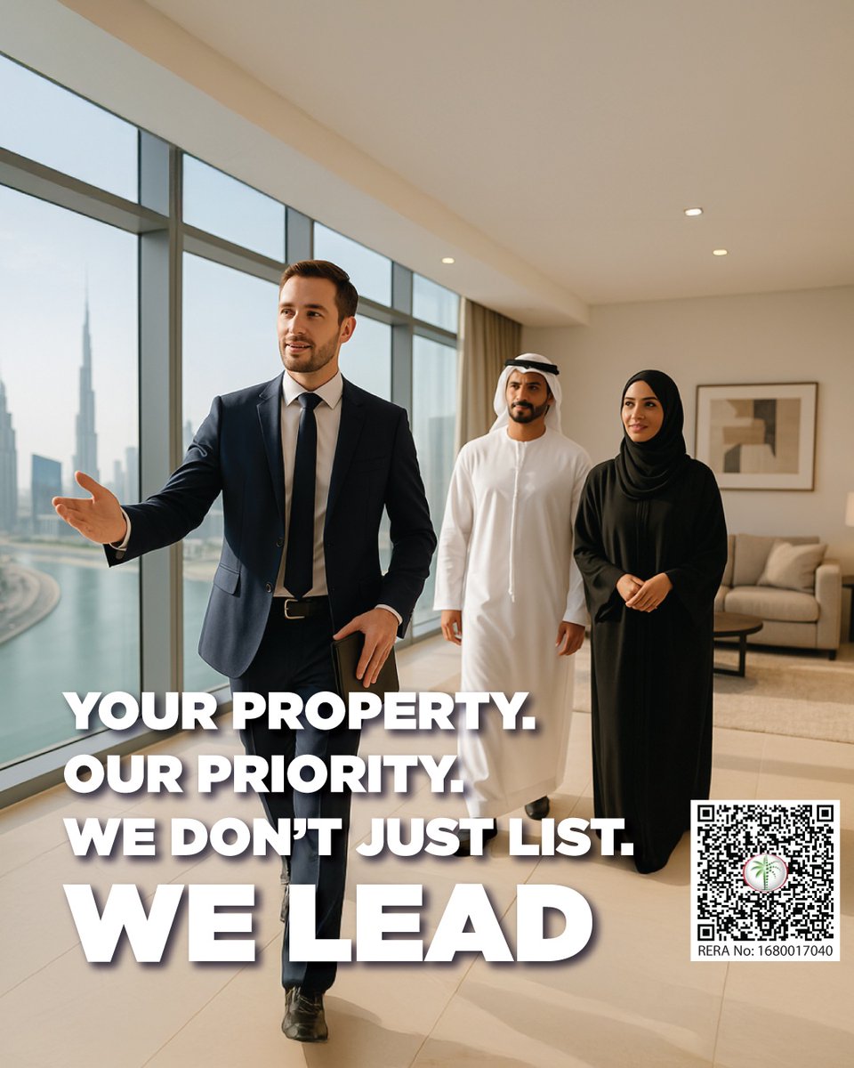 At Exclusive Links Real Estate Brokers, we don’t just list your property—we lead the market with expert marketing, precise pricing, and a proven sales strategy that gets results.

📩 DM us today to list your Dubai property with the experts who make every home a success story.