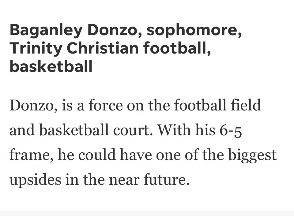 These young men are not just tremendous athletes, they thrive and soar in the classroom and academically here at Trinity Christian! WELL DESERVED! 👏🏿