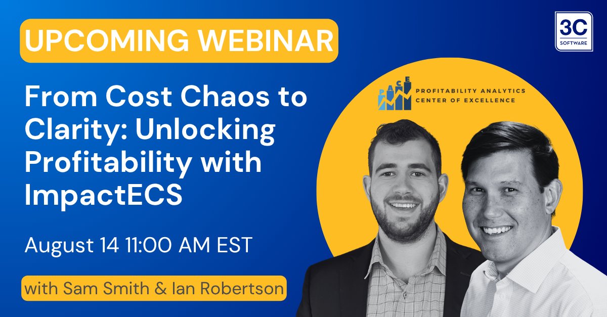 3C Software (@3csoftware) on Twitter photo 📅 THURSDAY AUGUST 14 | 11:00 AM EST
 
REGISTER TODAY!!
Register Here: ow.ly/UiNq50WxxRO
#costing #finance #profitability 📅 THURSDAY AUGUST 14 | 11:00 AM EST
 
REGISTER TODAY!!
Register Here: ow.ly/UiNq50WxxRO
#costing #finance #profitability