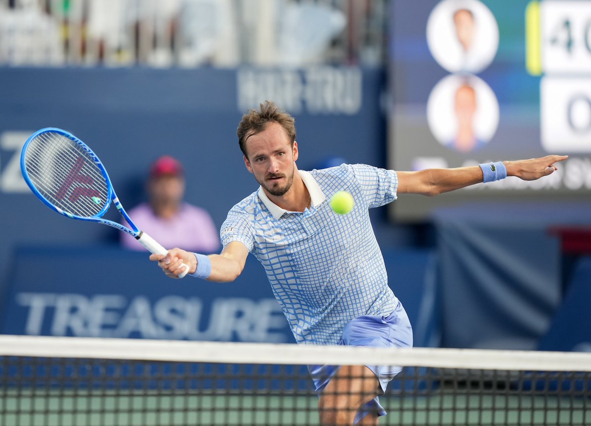 A battle of champions awaits under the lights 🤩

Three of the four players competing in Thursday's night session are former NBO champions, including a clash between 2021 winner Daniil Medvedev and defending champ Alexei Popyrin ⚔️

Read all about it ➡️ bit.ly/4lbQfeJ