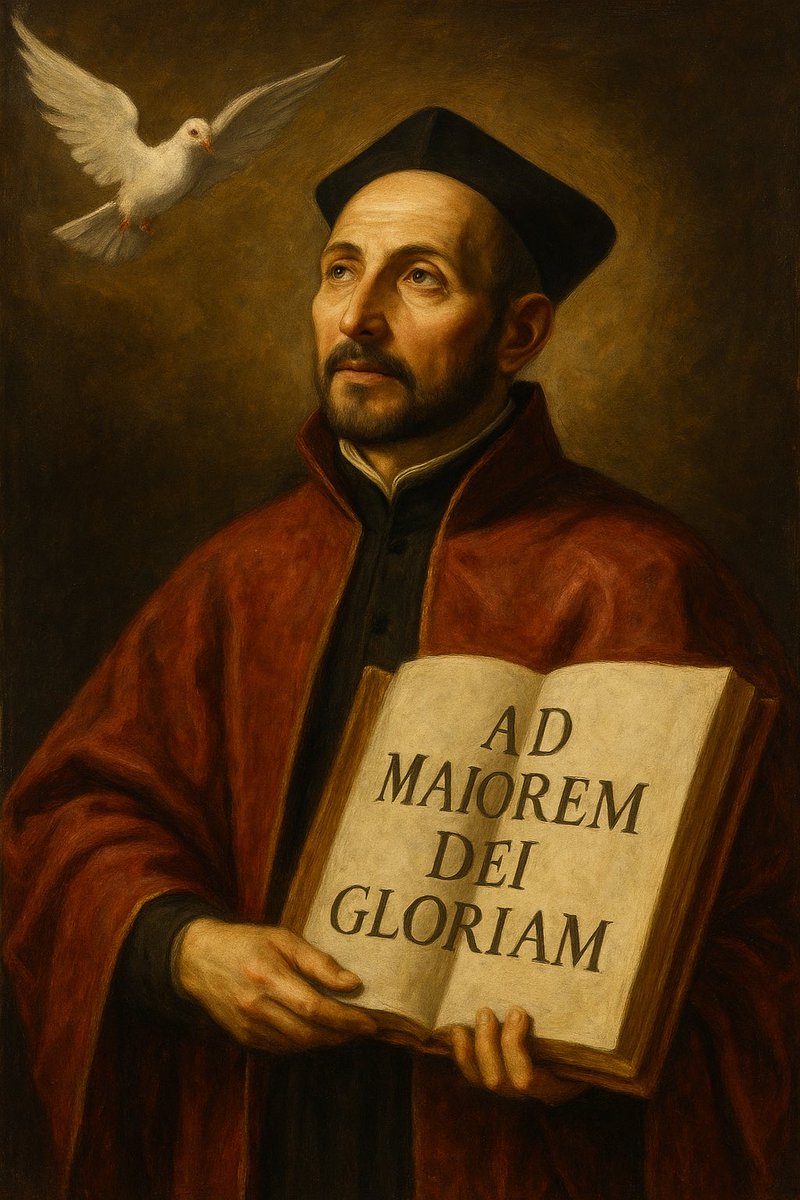 🕊️ Hoy, 31 de julio, conmemoramos a San Ignacio de Loyola, fundador de la Compañía de Jesús y uno de los pilares de la reforma católica del siglo XVI.

Soldado convertido en peregrino del alma, su vida fue una revolución interior que cambió la historia. Su legado: “En todo, amar