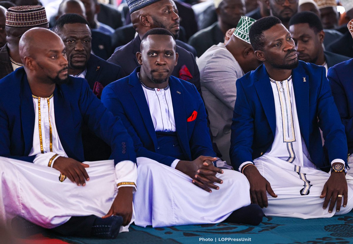 Lord Omunaku Alina Plan (@allano56) on Twitter photo President <a href="/HEBobiwine/">BOBI WINE</a> , LOP <a href="/JoelSsenyonyi/">Joel Ssenyonyi</a>, SG <a href="/DavidLRubongoya/">David Lewis Rubongoya</a> and other party leaders arrive at Kibuli Mosque, to join in celebrating the 32nd Coronation Anniversary of His Majesty Kabaka Ronald Muwenda Mutebi II. President <a href="/HEBobiwine/">BOBI WINE</a> , LOP <a href="/JoelSsenyonyi/">Joel Ssenyonyi</a>, SG <a href="/DavidLRubongoya/">David Lewis Rubongoya</a> and other party leaders arrive at Kibuli Mosque, to join in celebrating the 32nd Coronation Anniversary of His Majesty Kabaka Ronald Muwenda Mutebi II.