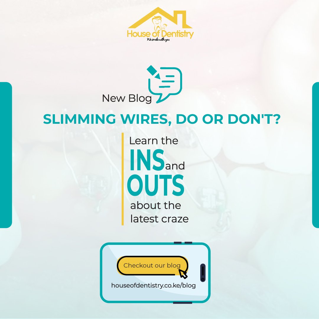We’ve noticed growing interest and curiosity around slimming wires in Kenya. We believe it’s important you have all the facts straight up! Learn more: houseofdentistry.co.ke/slimming-wires…