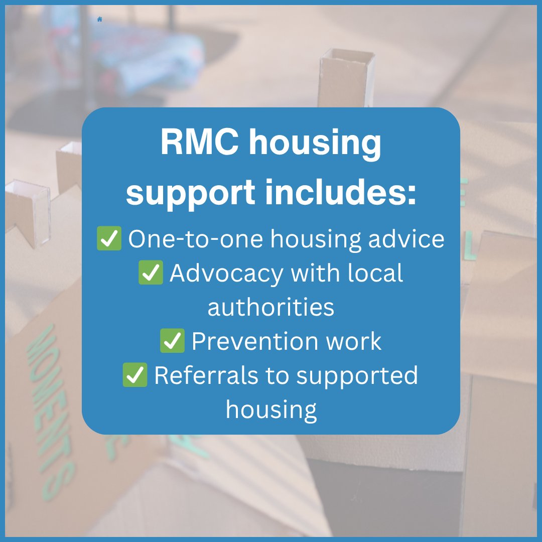 RMCentre's tweet photo. RMC supports our beneficiaries avoid homelessness and destitution by supporting with their housing issues, helping understanding of housing eligibility and providing emergency support where needed.

Find out more about out support with housing: https://t.co/gCAXtBpHsc https://t.co/XV4B1pGEwW