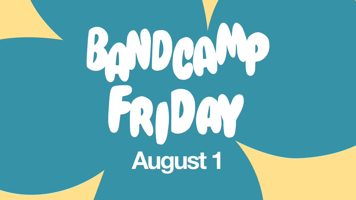 Not all Fridays are created equal.

Bandcamp Friday is coming. That means theyre waiving their revenue share again.

More of what you spend goes straight to the artists and labels you care about.

🕛 Starts at midnight PT.

⏳ Runs for 24 hours.

💙 Makes a difference.